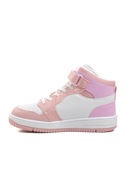 Lila-Pembe Bilek Boy Erkek Çocuk Sneaker Haykat Uzun F
