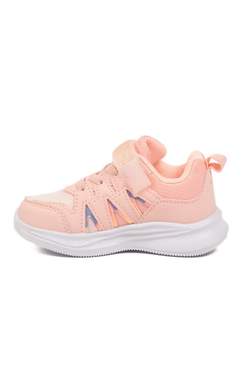 Pembe Cırtlı Hafif Kız Bebek Spor Ayakkabı 26Y905 B