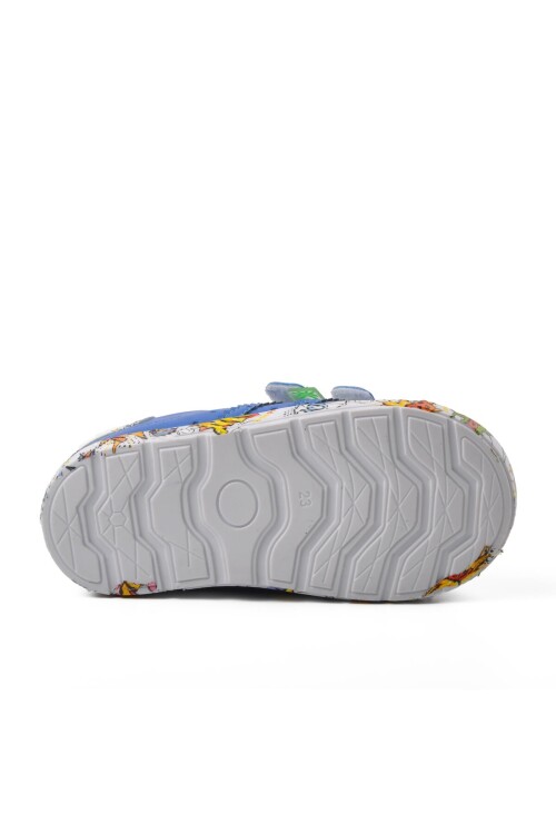 Saks Mavi Polyester Karışımlı Bebek Spor Ayakkabı BN-30965 B