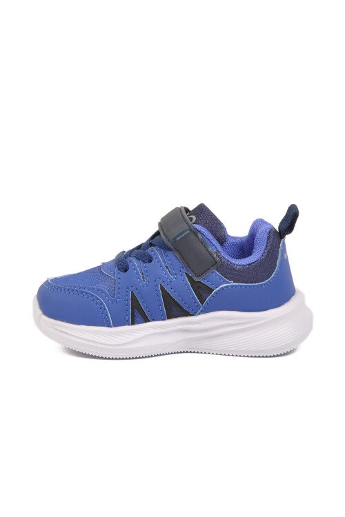 Saks Mavi Cırtlı Hafif Kız Bebek Spor Ayakkabı 26Y905 B