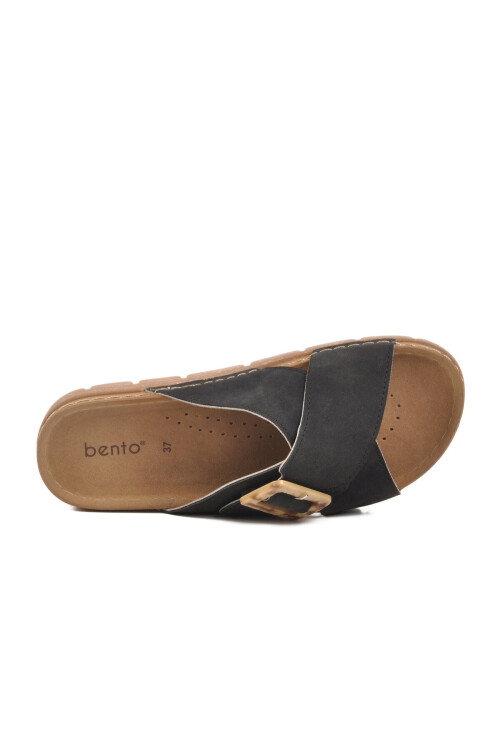 Black Anatomical Womens Slippers 117.001 Z