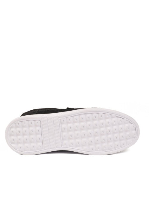 2038 Black-White Mens Casual Shoes