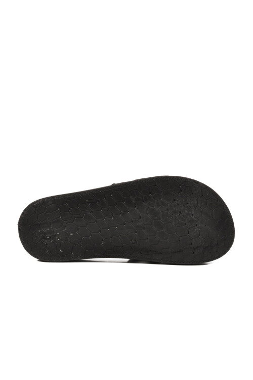 Siyah Beyaz Hafif Esnek Unisex Terlik 8000-01 G