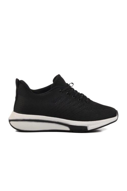 Siyah-Beyaz Triko Unisex Spor Ayakkabı Molen 118 G