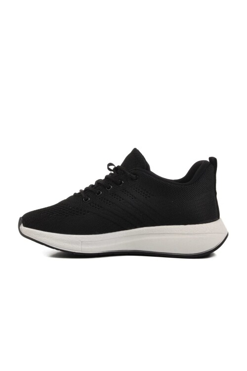 Siyah-Beyaz Triko Unisex Spor Ayakkabı Molen 118 G