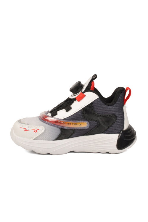 Siyah Geniş Kalıp Işıklı Unisex Çocuk Spor Ayakkabı 400 P