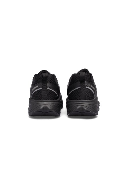 Siyah-Siyah Unisex Fileli Hafif Esnek Yürüyüş Koşu ve Spor Ayakkabı