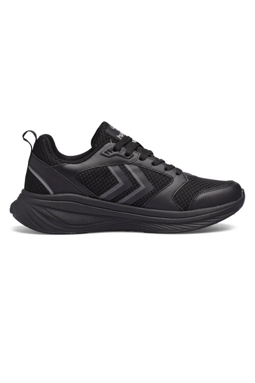 Siyah-Siyah Unisex Fileli Hafif Esnek Yürüyüş Koşu ve Spor Ayakkabı