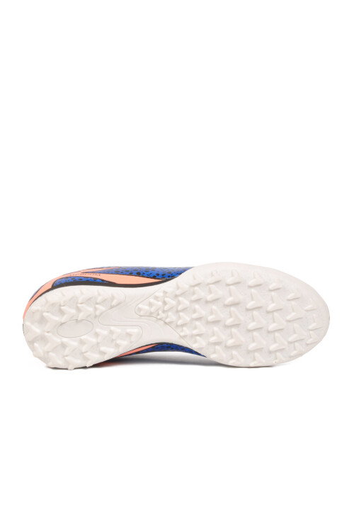 Beyaz-Siyah Bağcıklı Bilekten Sarmalı Unisex Halı Saha Ayakkabısı 610 Süperfly G