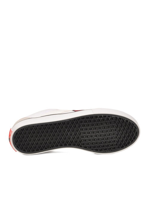 Beyaz Dar Kalıp Nefes Alan Bağcıklı Keten Erkek Spor Ayakkabı Sneaker 1002 G