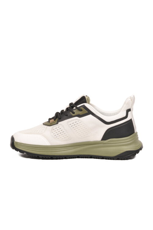 Beyaz Memory Foam Fileli Nefes Alabilen Erkek Spor Ayakkabı Sneaker E460 M
