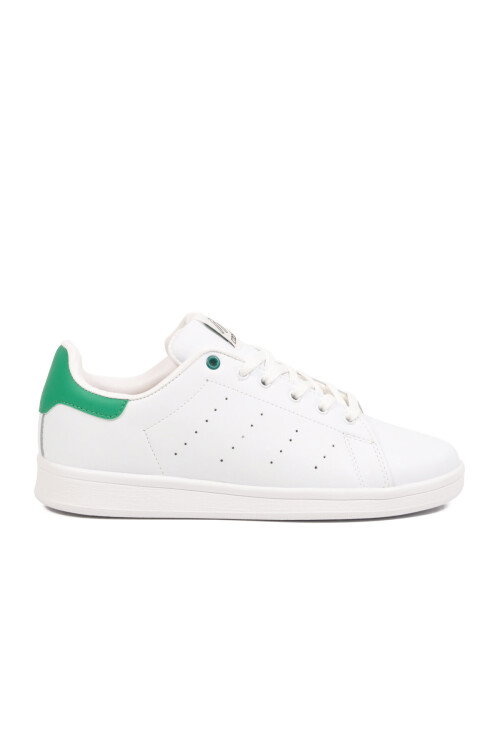 Unisex Beyaz-Yeşil Günlük Sneaker Spor Ayakkabı Rahat Casual Model Ursula G