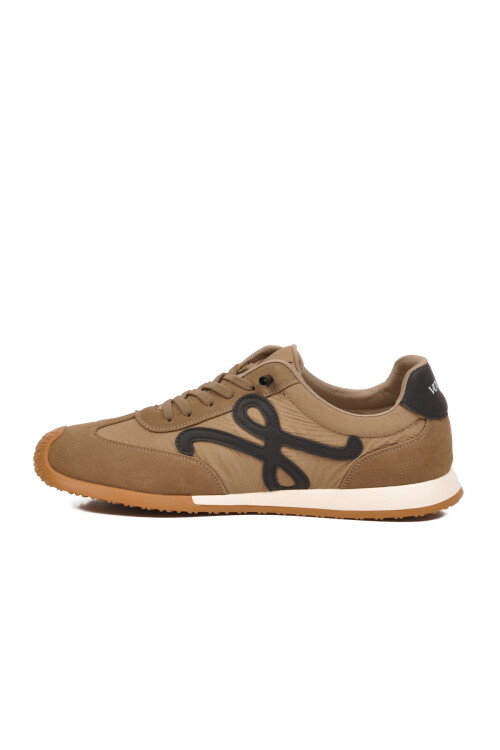 Camel Bağcıklı Hafızalı Rahat Tabanlı Retro Erkek Casual Ayakkabı Sneaker E472 M