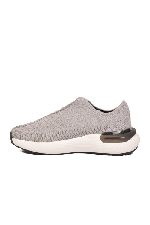 Gri Memory Foam Erkek Günlük Yürüyüş Ayakkabısı Triko Sneaker M212 M