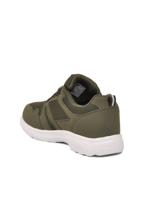 Haki Fileli Hafif Bağcıklı Esnek Unisex Spor Ayakkabı 020 G