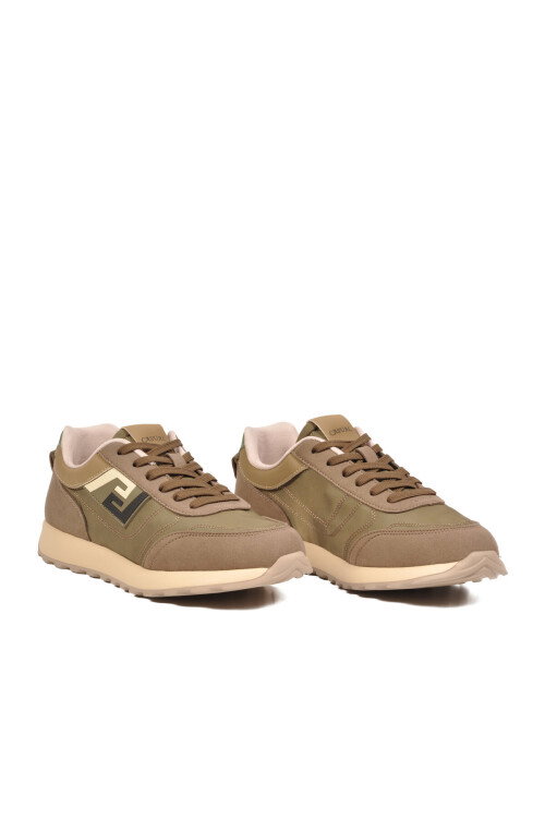 Haki Erkek Bağcıklı Sneaker Hafif Rahat Hafızalı Taban Casual Ayakkabı E144 M