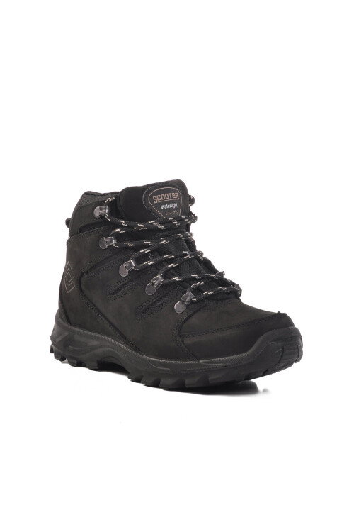 Nubuk Siyah Su Geçirmez Kaymaz Taban Unisex Outdoor Bot G5558