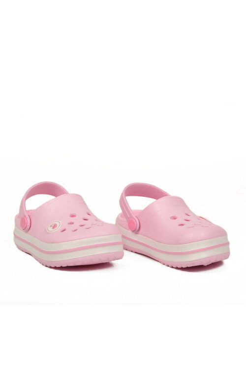 Pembe-Pembe Eva Hafif Kız Çocuk Sabo Terlik 214 P