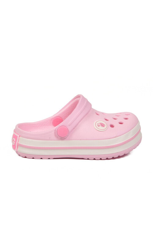 Pembe-Pembe Eva Hafif Kız Çocuk Sabo Terlik 214 P