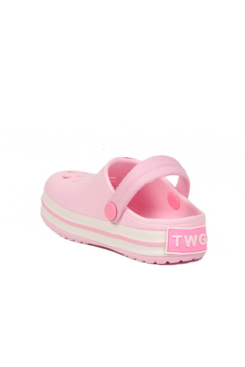 Pembe-Pembe Eva Hafif Kız Çocuk Sabo Terlik 214 P