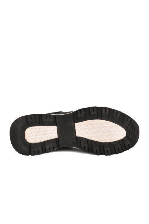 Siyah Bağcıklı Hakiki Deri Erkek Sneaker M217 M