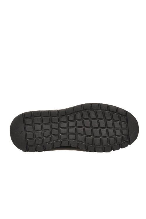Siyah Hakiki Deri Hafızalı Taban Erkek Casual Ayakkabı Sneaker M387 M