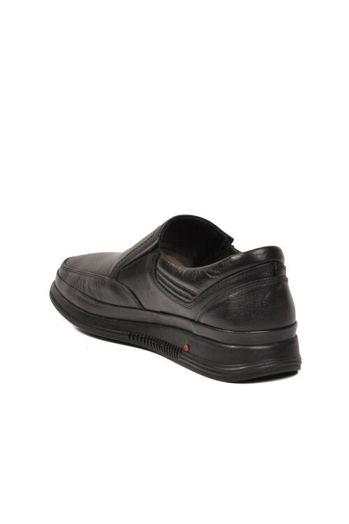 Siyah Hakiki Deri Rahat Tabanlı Erkek Casual Ayakkabı Loafer Sensitive 2667 M