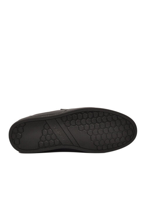 Siyah Hakiki Deri Rahat Tabanlı Erkek Casual Ayakkabı Loafer Sensitive 2667 M