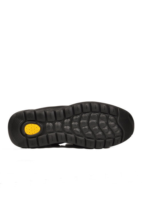 Siyah Erkek Hakiki Deri Smart Casual Loafer Ayakkabı Hafızalı Rahat Taban Sensitive M599 M