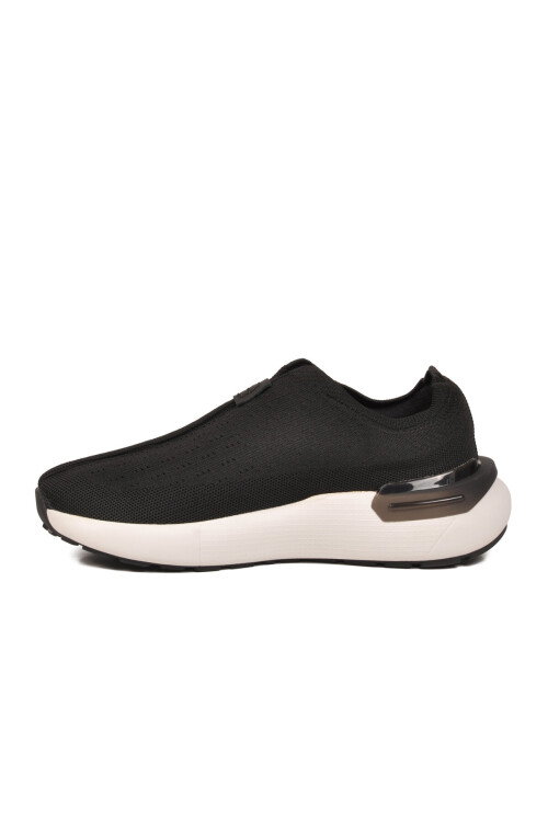 Siyah Memory Foam Erkek Günlük Yürüyüş Ayakkabısı Triko Sneaker M212 M
