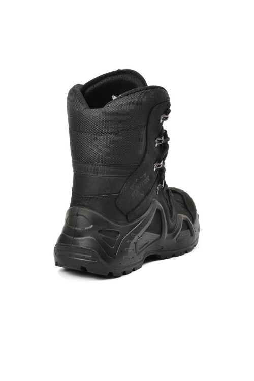 Su Geçirmez Kayma Tabanlı Siyah Nubuk Hakiki Deri Erkek Outdoor Trekking Bot P1490
