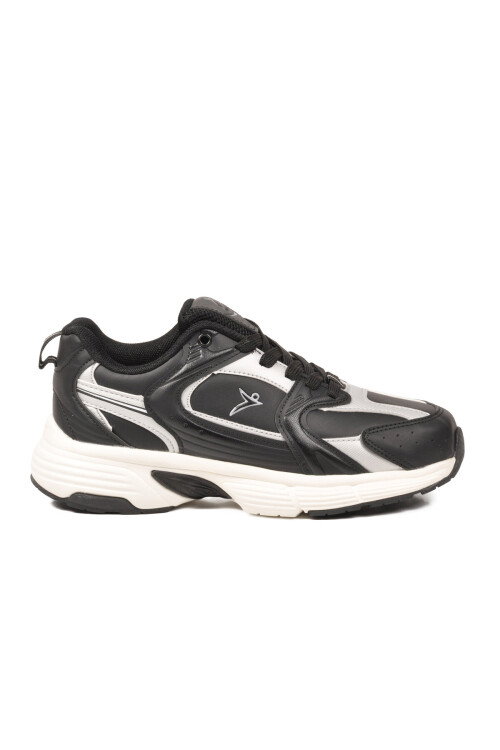 Bağcıklı Hafif Rahat Siyah Unisex Yürüyüş ve Spor Ayakkabı Sneaker Terra G