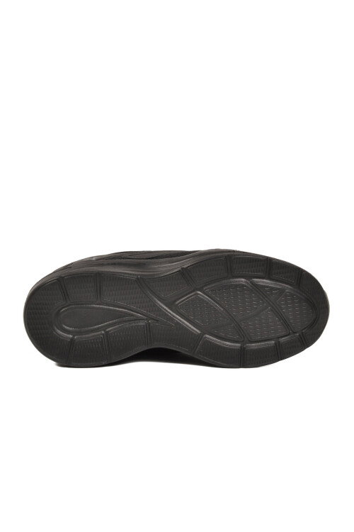 Siyah Fileli Bağcıklı Nefes Alan Rahat Tabanlı Unisex Yürüyüş ve Spor Ayakkabı 26106 G