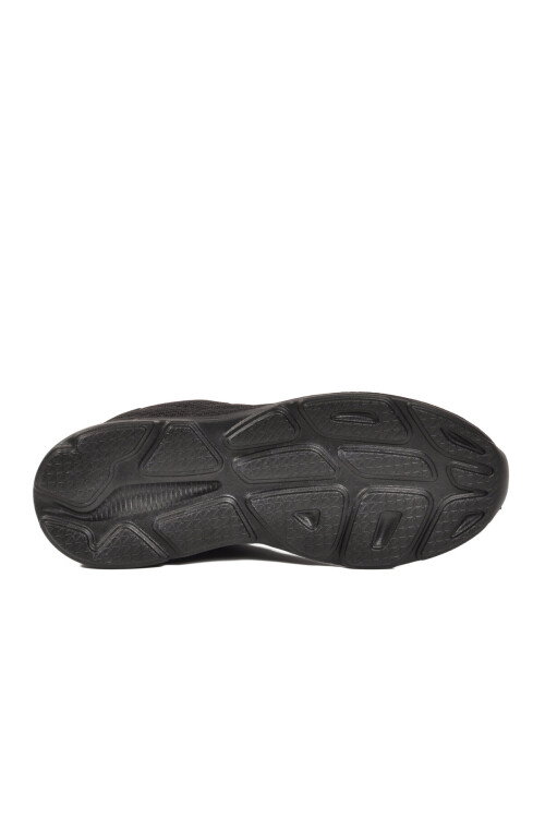 Siyah Fileli Hafif Esnek Unisex Spor Ayakkabı 26102 M