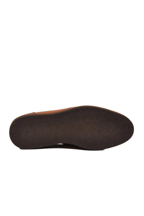 Erkek Hakiki Deri Tokalı Loafer Ayakkabı Klasik Smart Casual Taba 5768 M