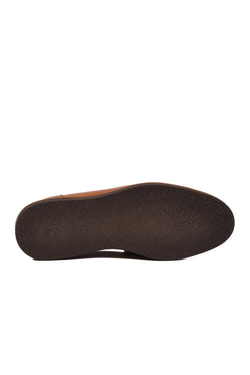 Erkek Taba Rahat Tabanlı Şık Hakiki Deri Casual Ayakkabı Loafer 5769 M