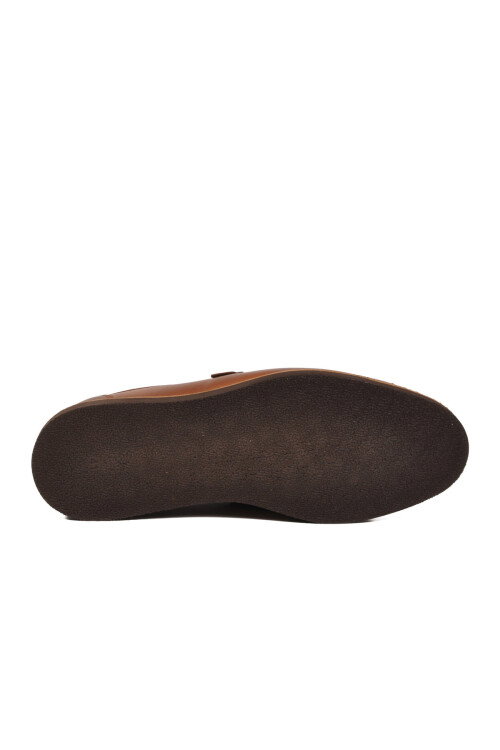 Taba Hakiki Deri Erkek Klasik Casual Ayakkabı Loafer 5770 M