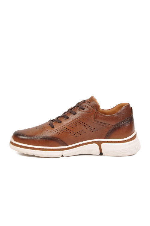 Erkek Taba Bağcıklı Sneaker Hafif Rahat Günlük Casual Ayakkabı M184 M