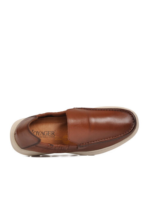 Taba Erkek Hakiki Deri Smart Casual Loafer Ayakkabı Hafızalı Rahat Taban Sensitive M599 M