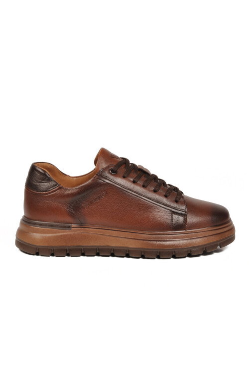 Taba Hakiki Deri Hafızalı Taban Erkek Casual Ayakkabı Sneaker M387 M