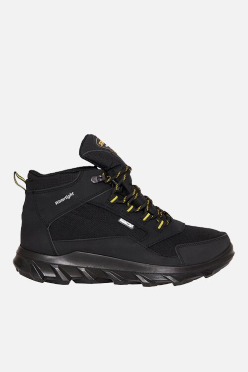 Tekstil Siyah-Sarı Su Geçirmez Kaymaz Taban Unisex Outdoor Trekking Bot G7200