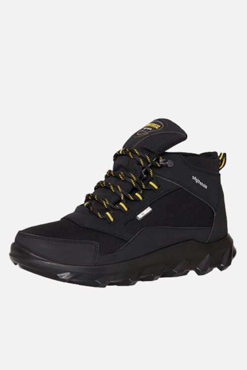 Tekstil Siyah-Sarı Su Geçirmez Kaymaz Taban Unisex Outdoor Trekking Bot G7200