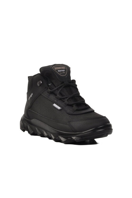 Tekstil Siyah Su Geçirmez Kaymaz Taban Unisex Outdoor Trekking Bot G7200