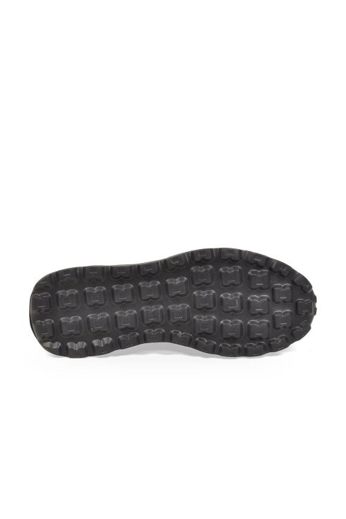 Kauçuk Tabanlı Bağcıklı Sneaker Lacivert Hakiki Deri Erkek Casual Ayakkabı HZ0730-F0056