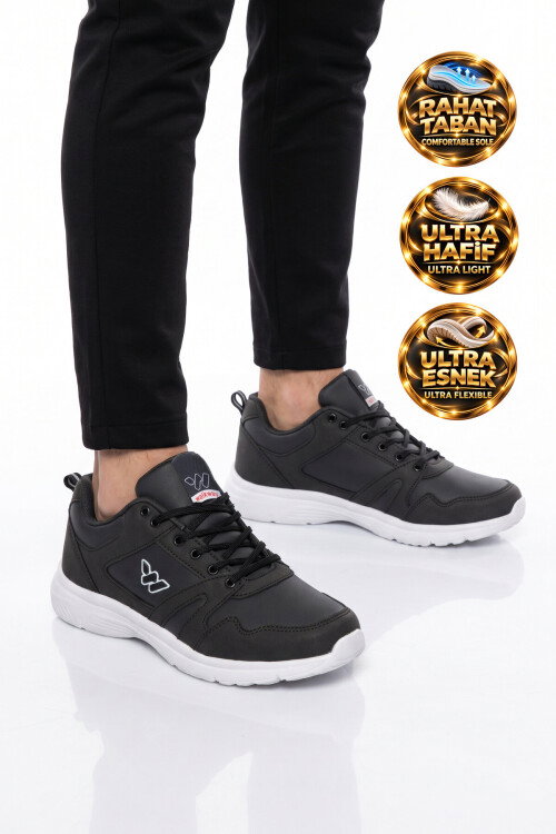 Walkway Bağcıklı Hafif Esnek Erkek Yürüyüş ve Spor Ayakkabı Sneaker Core 020