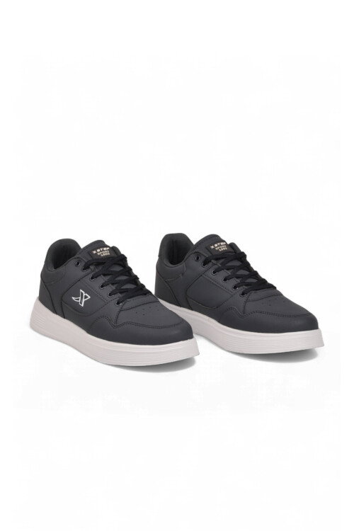Bağcıklı Kalın Tabanlı Lacivert Unisex Yürüyüş ve Spor Ayakkabı Sneaker 2031
