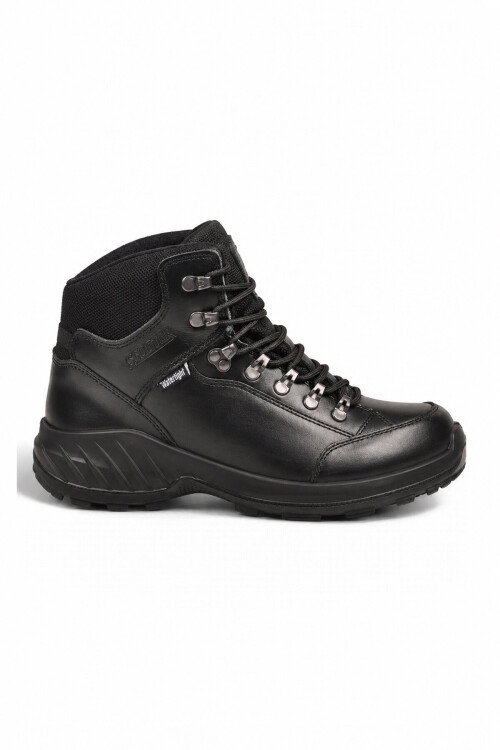 Siyah Hakiki Deri Su Geçirmez Kaymaz Tabanlı Erkek Outdoor Trekking Bot M4107