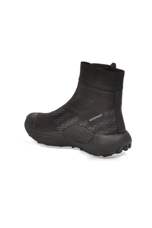 Siyah Fermuarlı Kaymaz Tabanlı Su Geçirmez Erkek Outdoor Bot 862078