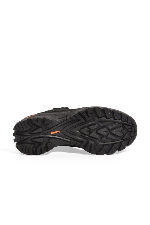 Siyah Bağcıklı Kaymaz Tabanlı Su İtici Unisex Outdoor Trekking Ayakkabı 171954B-1