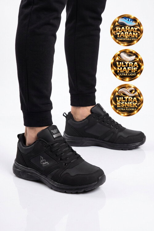 Walkway Bağcıklı Hafif Esnek Erkek Yürüyüş ve Spor Ayakkabı Sneaker Core 020